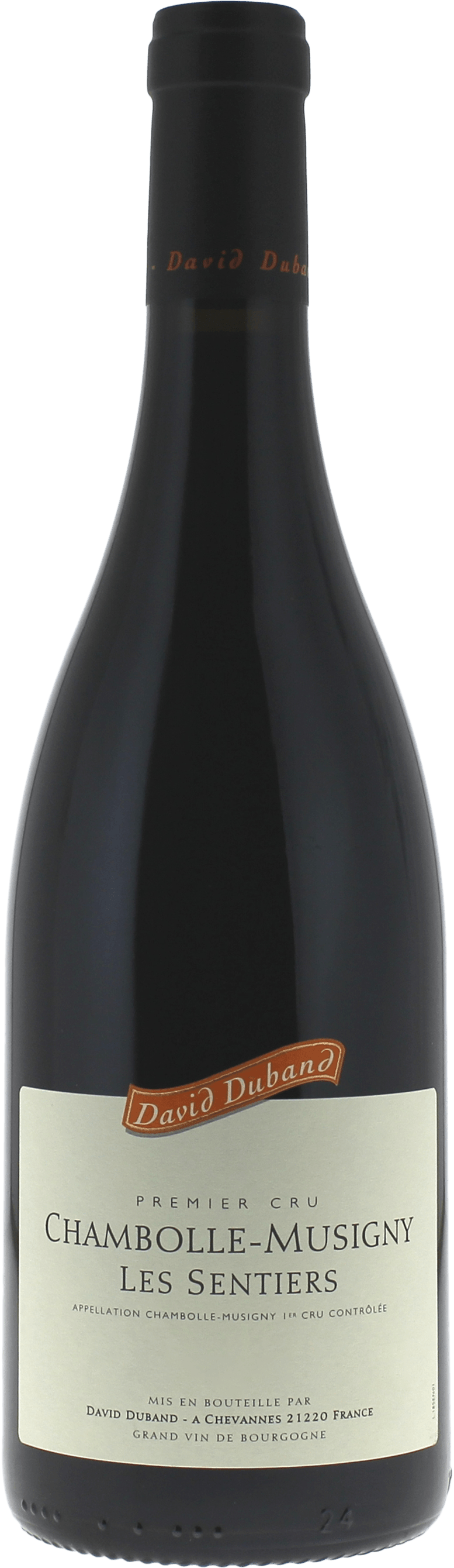Chambolle musigny 1er cru les sentiers 2023 Domaine DUBAND DAVID, Bourgogne rouge
