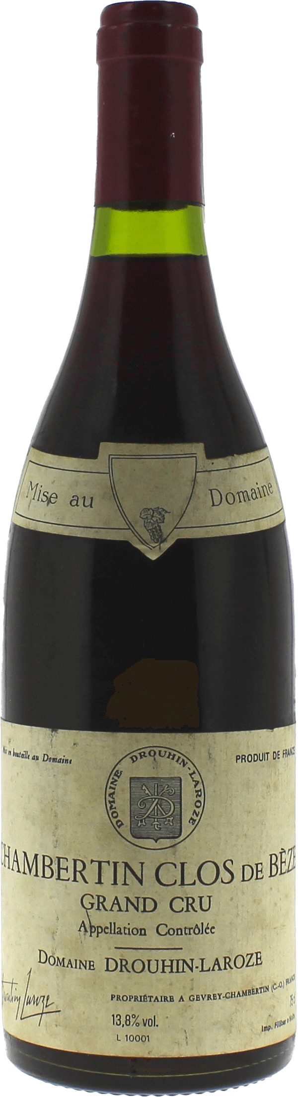 Chambertin clos de beze grand cru 2005 Domaine DROUHIN-LAROZE, Bourgogne rouge