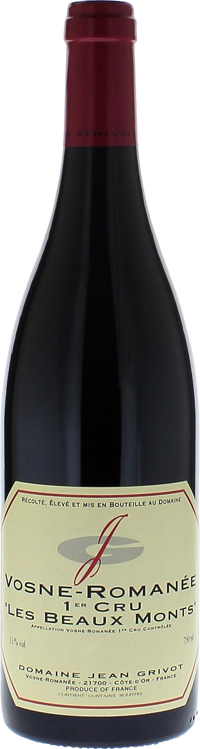 Vosne roman�e 1er cru les beaux monts ex domaine 2026 2015 Domaine GRIVOT, Bourgogne rouge