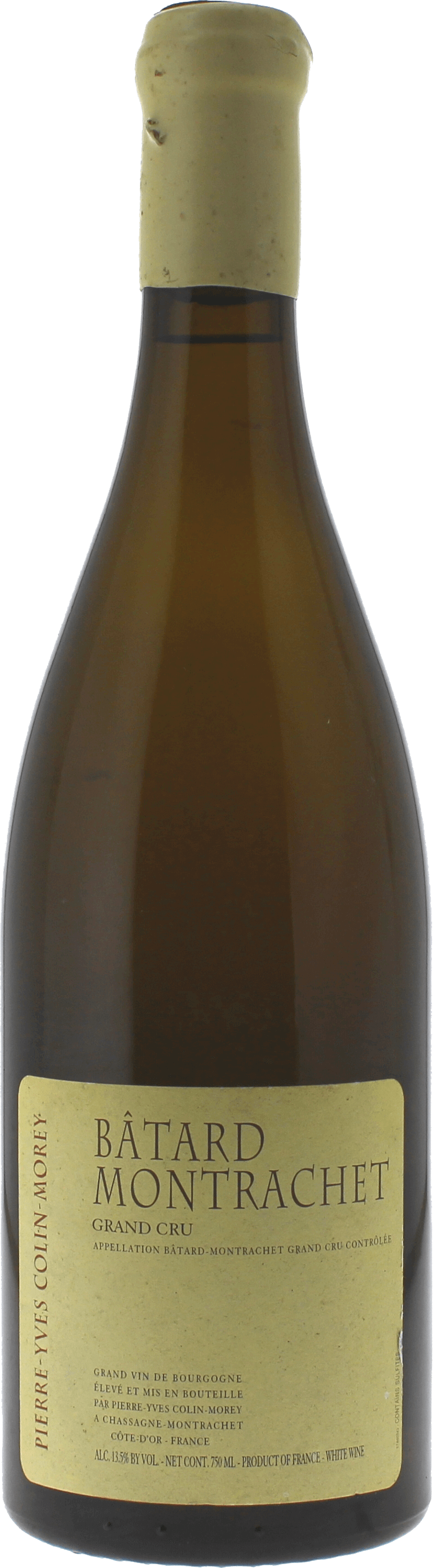 Batard montrachet grand cru 2008 Domaine COLIN MOREY, Bourgogne blanc