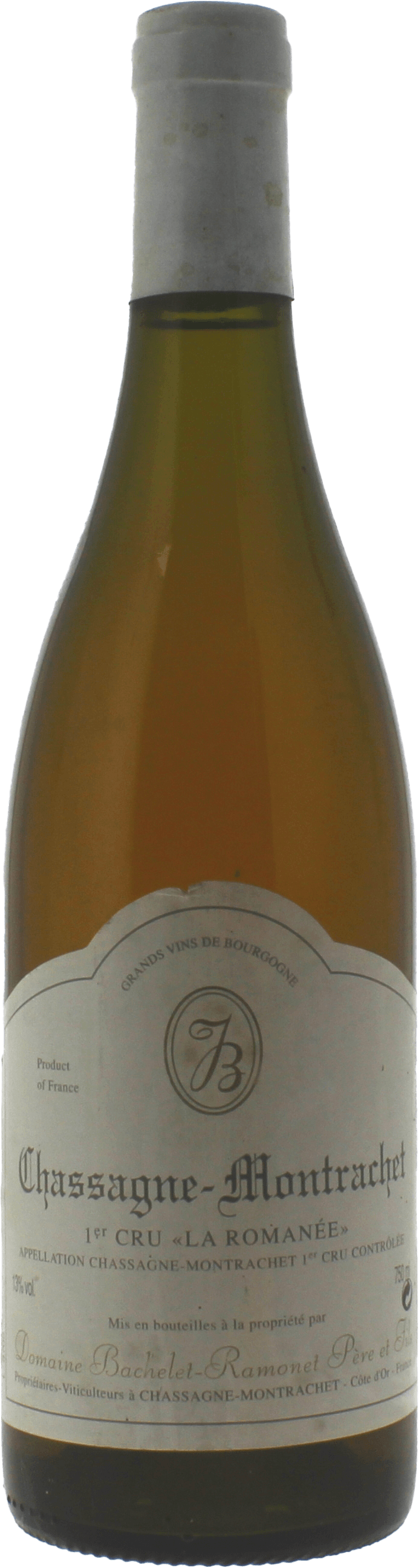 Chassagne la roman�e 1997 Domaine BACHELET RAMONET, Bourgogne blanc
