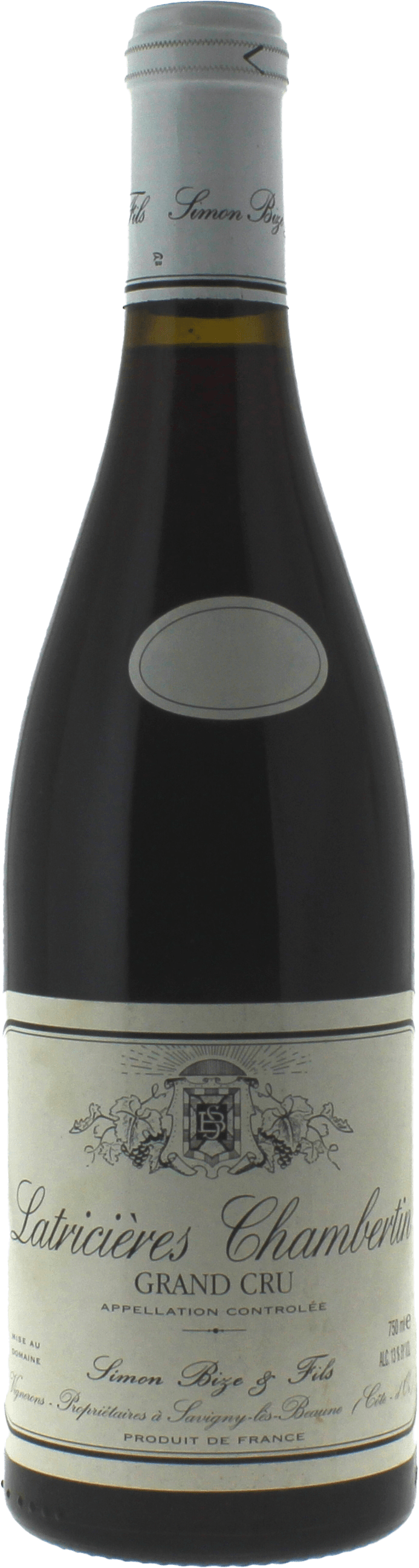 Latrici�res chambertin grand cru 1996 Domaine BIZE Simon, Bourgogne rouge