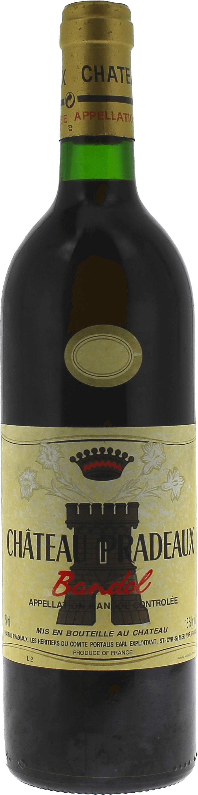 Bandol ch�teau pradeaux 1996  Bandol, Provence