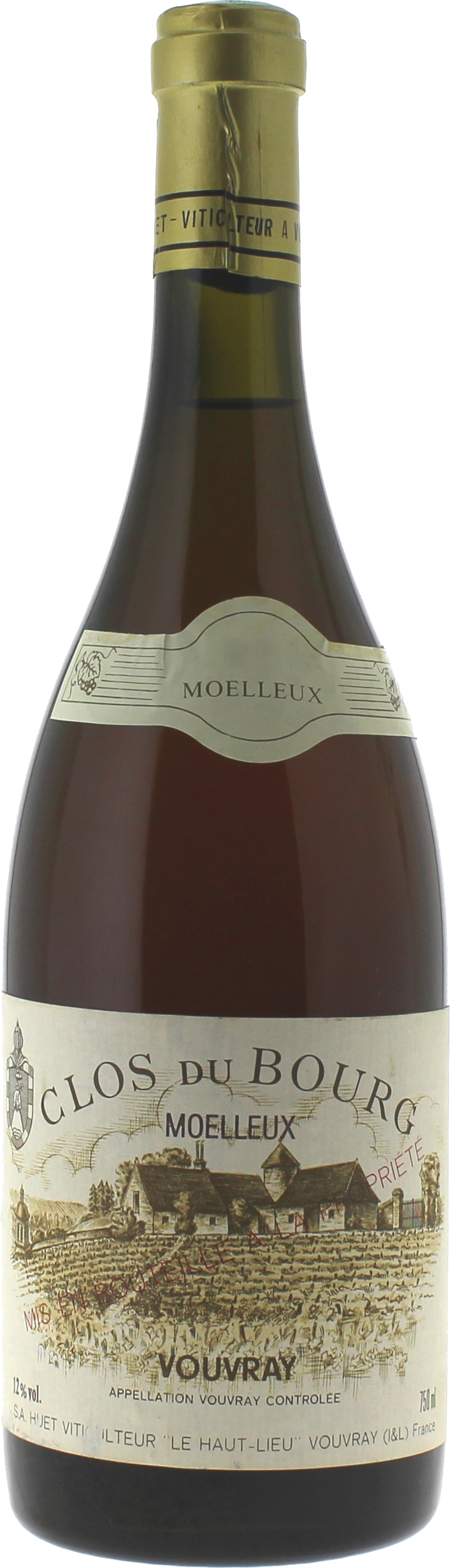 Vouvray huet clos du bourg moelleux 1997  Vouvray, Vall�e de la Loire