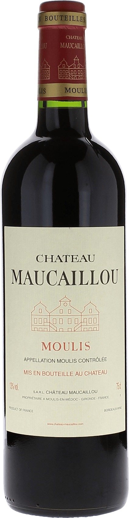 Maucaillou 1995  Moulis en M�doc, Bordeaux rouge