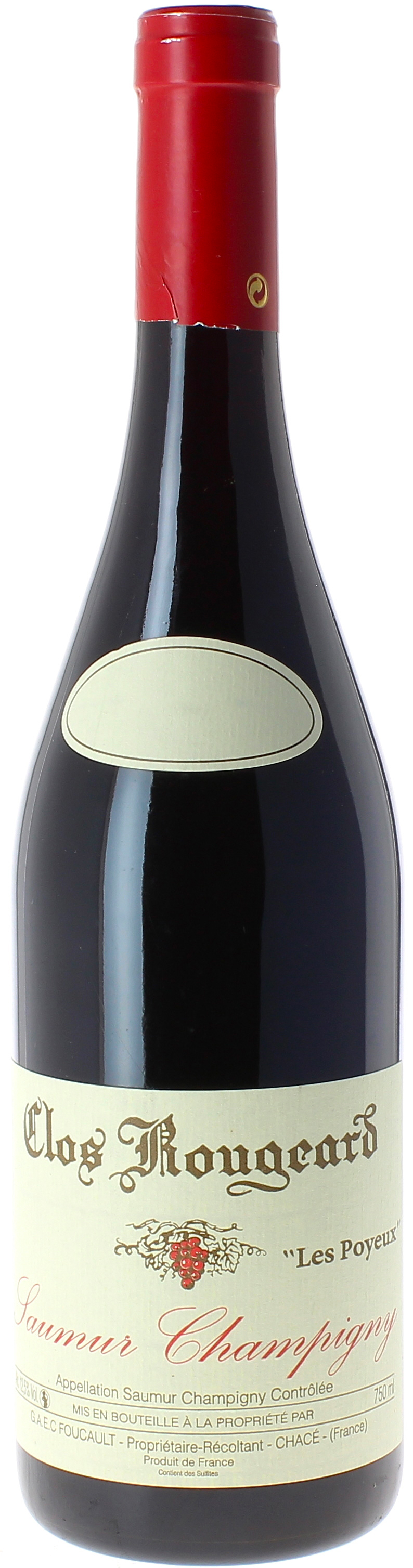 Clos rougeard les poyeux 2017  Saumur Champigny, Vall�e de la Loire