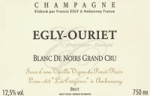 Egly ouriet blanc de noirs vieilles vignes  EGLY OURIET, Champagne