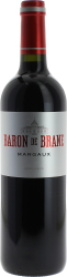 Baron de brane 2020 2nd vin du Chteau Brane Cantenac Margaux, Bordeaux rouge